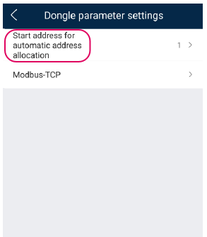 Change starting address