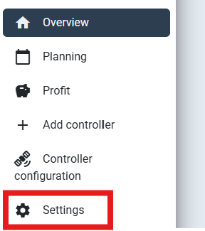 Insights settings